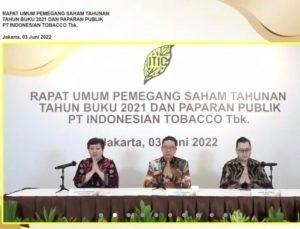 Rapat Umum Pemegang Saham Tahunan Tahun buku 2021dan Paparan Publik PT Indonesia Tobacco TBK