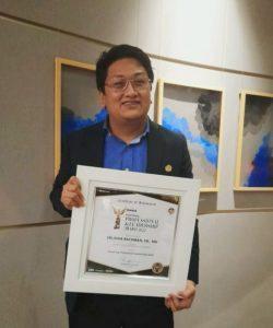 Artis Sinetron Azka Liansyah, Mendapatkan Penghargaan The #1 Winners Indonesia Award Magazine 2022