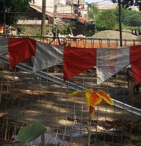 Terjadi keributan dua kelompok disalah satu lahan Jakarta Timur