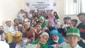 MASYARAKAT DAN IPDA WARDI SH, MM, KAPOSPOL DIPONEGORO SANTUNI ANAK YATIM DAN ANAK JALANAN