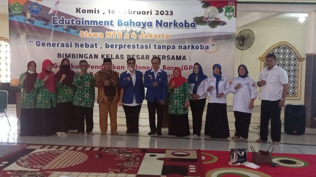 Gandeng GPIB dan BNN, MTs N 4 Jakarta Gelar Edutainment Bahaya Narkoba