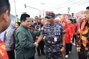 Danlantamal XII Pontianak Hadiri Acara Perayaan Imlek 2574 dan Cap Go Meh Singkawang 2023