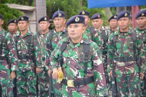 TNI AL, Danlanal Dumai Pimpin Upacara Bendera dan Apel Khusus