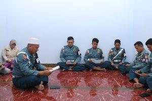 Menjelang HUT Ke-77 Pomal Tahun 2023, Pomal Lanal Palembang Gelar Doa Bersama