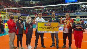 PORBIN Bina Atlet Berprestasi Hasilkan TIm Voli Jakarta BIN Juara Putaran Kedua