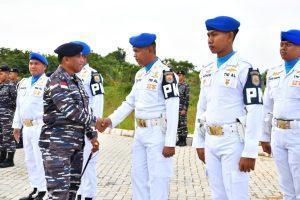 Danlantamal XII Pontianak Pimpin Upacara HUT Ke-77 Polisi Militer Angkatan Lau