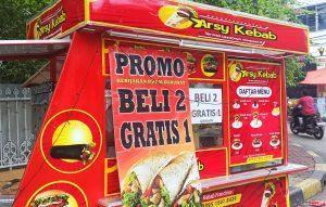 Arsy Kebab Promo Beli 2 Gratis 1 di Pertigaan Jalan Gadang 1 Tg Priok