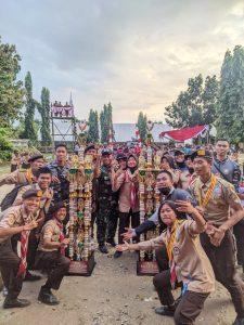 Pramuka Saka Bahari Binaan Lanal Palembang Ikuti Acara Lomba Kreasi Pramuka Se-Sumsel 2023