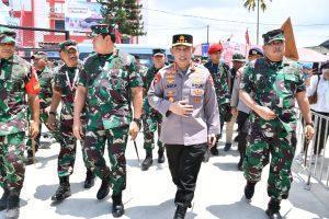Komandan Lantamal I Sambut Kedatangan Panglima TNI Di Bandara Silangit