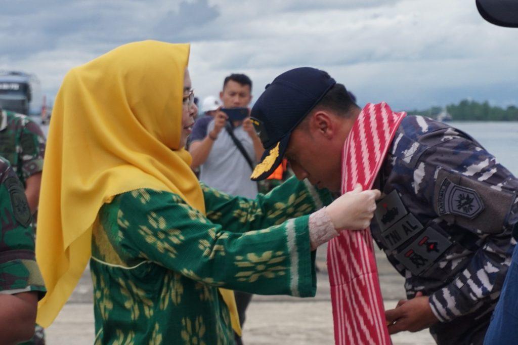 Danlantamal XII Pontianak Menyambut Kembalinya Tim Ekspedisi Rupiah Berdaulat (ERB) 2023