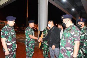 Danlantamal I Sambut Panglima Komando Armada I Di Bandara Kualanamu Deli Serdang
