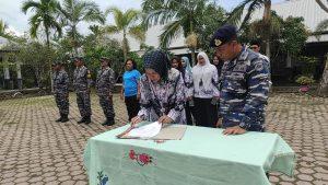 Perwira Staf Potensi Maritim Pangkalan TNI AL TBA Resmi Tutup LDDK SMAN 3 Tanjungbalai
