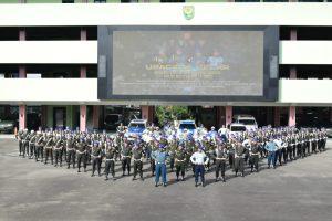 Komandan Lanal Palembang Hadiri Upacara Gelar Operasi Gaktib dan Operasi Yustisi Polisi Militer Kodam II/SWJ TA 2023
