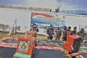 Apresiasi Kinerja Pomal, Danlantamal I Ikut Musnahkan Barbuk Ops Yustisi