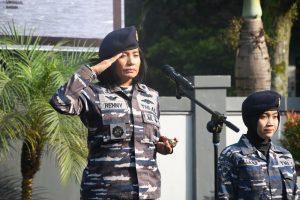 Wujud Penghormatan dan Penghargaan Kepada Pahlawan, Lanal Bandung Gelar Upacara Bendera Tujuh Belasan