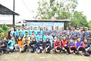 Peduli Lingkungan, Lantamal XII Tanam Mangrove di Desa Sungai Bakau Kecil