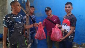 Sambut Bulan Puasa Ramadhan, Primkopal Lanal Sabang Ikut Meriahkan Meugang