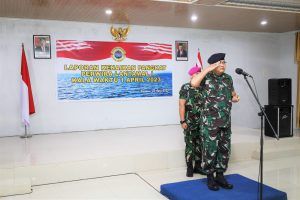Lantamal I Laksanakan Upacara Kenaikan Pangkat Prajurit