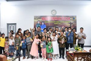 Khidmat Paskah Dirasakan Segenap Keluarga Besar Nasrani Lanal TBA