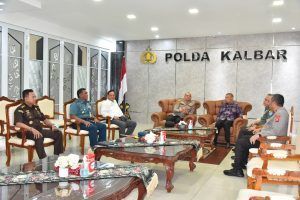 Danlantamal XII Hadiri Rapat Koordinasi Lintas Sektoral “Ketupat-Kapuas Tahun 2023”