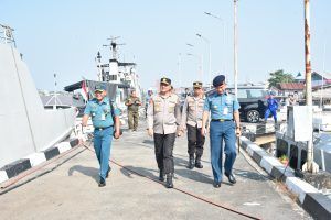 Kapolda Kalbar Laksanakan CC ke Danlantamal XII