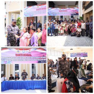Sambut Paskah Tahun 2023, Lantamal I Bekerjasama Gereja HKBP Parsaoran Tegalsari dan PMI Kota Medan Gelar Baksos Donor Darah