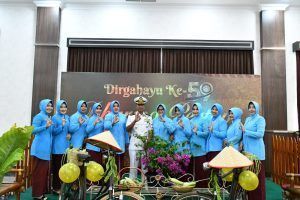 Danlanal Sabang Beserta Ketua Cabang 3 Korcab I DJA I Hadiri Peringatan Ke-59 HUT Dharma Pertiwi Tahun 2023