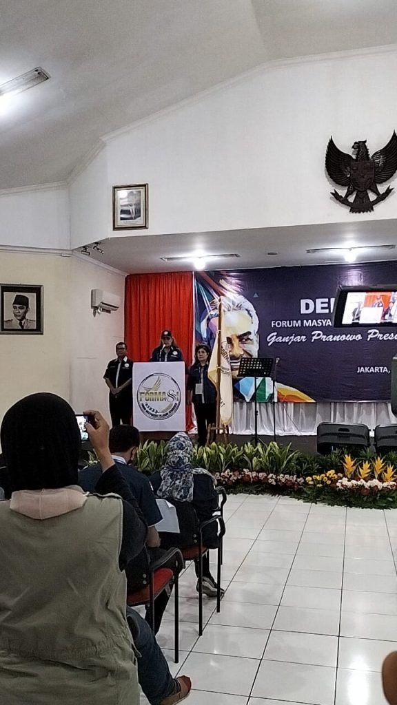 Dukung GP untuk RI-1, FORMASSI Lepas Siaran Pers
