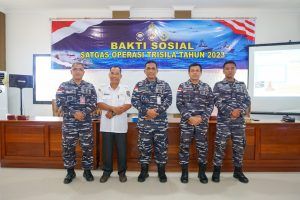 Tekankan Cegah Stunting, Satgas Operasi Trisila 2023 Gelar Bakti Sosial Bersama Lantamal XII