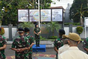 Lanal Bandung Gelar Apel Khusus dan Halal Bihalal Idul Fitri 1444 H/ 2023 M Bersama Prajurit dan PNS Lanal Bandung