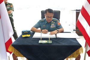 Komandan Lantamal I Belawan Terima Kunjungan Tim Wantannas