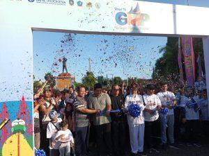 Sebagai Ajang Perkenalan dan Silaturahmi, Danlanal Bintan Turut Serta Olahraga Bersama Forkopimda Bintan