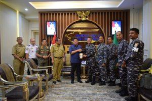 Danlanal Palembang Laksanakan Courtessy Call (CC) Ke Gubernur Provinsi Sumatera Selatan