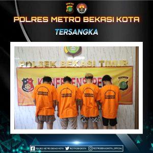 Polsek Bekasi Timur Ungkap Kasus Melakukan Kekerasan, Amankan 10 Remaja Penyerangan Warga yang Melerai Tawuran