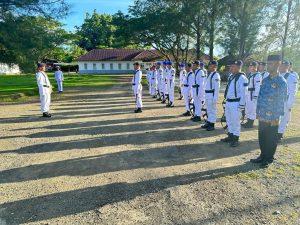 Danlanal Simeulue Pimpin Upacara Peringatan Hari Lahir Pancasila Dengan Khidmat