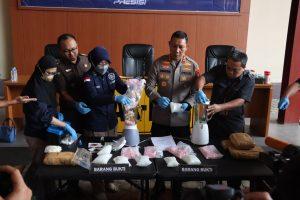 Sat res Narkoba Polres Jakarta Pusat Ungkap dan Musnahkan Barang Bukti Narkotika Hasil Bulan Mei