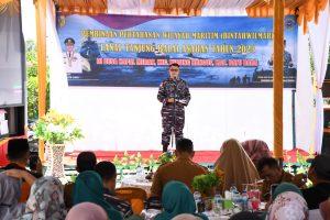 Perkuat Potensi Maritim, TNI AL Lanal TBA Sosialisasikan Bintahwilmar di Desa Kapal Merah Kabupaten Batu Bara