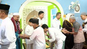 Pangkalan TNI Angkatan Laut Palembang Laksanakan Sholat Idul Adha Serta Berqurban