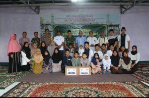 Jumat Berkah Rutin Korem 052/Wkr , Kunjungi Yayasan Yatim Piatu dan Dhuafa Maktabul Aitam