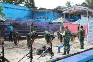 Uji Terampil Menembak dan Renang Prajurit, Tandai Berakhirnya Giat Glagaspur P1 dan P2 di Pangkalan TNI AL Dumai