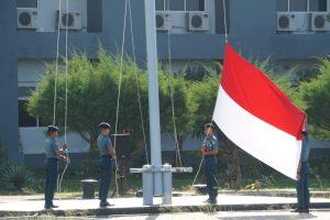 Upacara Bendera 17-an Bulan Juli di Lantamal XII