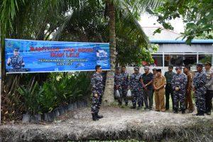 Lanal TBA Terima Kunjungan Tim Wasev Spotmaral  Mabesal di Desa Kapal Merah Kabupaten Batu Bara