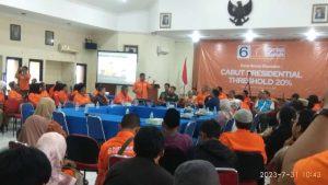 Partai Buruh Gelar DiskusiPenolakan PresidentialThreshold,Gedung Juang 45