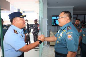 Eratkan Sinergitas Lintas Matra, Danlantamal I Terima Kunjungan Danlanud Soewondo