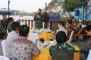 Lanal Palembang Kembangkan Kampung Bahari Nusantara (KBN) 2 di Wilayah Binpotmar 1 Ilir