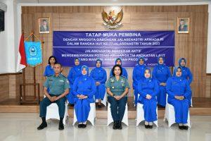 Pembina dan PjS. Ketua Jalasenastri Cabang 9 Korcab III DJA I Ikuti Tatap Muka Secara Virtual Dengan Pembina Jalasenastri Armada RI