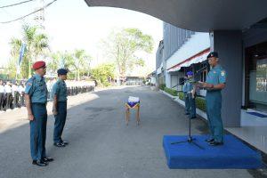 Penandatangan Fakta Integritas Penerimaan  Calon Bintara dan Tamtama PK TNI AL Gelombang II TA 2023 Sub Panda Lanal Palembang