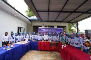 Prajurit Lanal Lhokseumawe Beserta Ibu-Ibu Jalasenastri Laksanakan Olahraga Bersama Dalam Rangka HUT Ke-77 Jalasenastri Tahun 2023