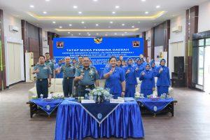 Komandan Lantamal I Beserta Ketua Korcab I DJA I Ikuti Tatap Muka Pembina Derah Beserta Ketua Daerah Jalasenastri Armada I dan Ceramah Psikologi Secara Virtual