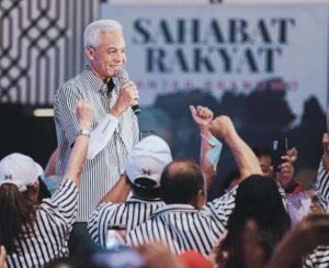 Survei SMRC Menunjukkan Elektabilitas Ganjar Naik Signifikan Ungguli Prabowo dan Anies